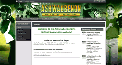 Desktop Screenshot of agsasoftball.com
